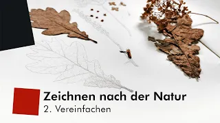 Zeichnen nach der Natur – 2. Vereinfachen