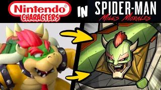 What if NINTENDO CHARACTERS Were SPIDER-MAN VILLAINS?! (Stories & Speedpaint)