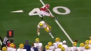 INSANE Najee Harris Hurdle Sets Up Another Tide Touchdown Alabama Vs Notre Dame Rose Bowl 2020