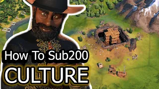 DEITY Setting Up The Ancient Era Turns 1-50 For A Sub200 Culture Win - Civ 6 Overexplained Part 1