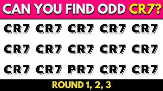 This Quiz Improve Your IQ: Can You Find ODD RONALDO Out? - 98% Failed | SO1E15