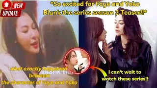 (FayeYoko)So excited for Faye and Yoko *Blank the series season 2 teaser is now!*