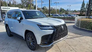 Цена на Lexus LX600 в США январь 2024