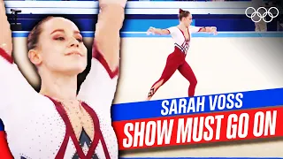 Sarah Voss performs to “The Show Must Go On” by Queen! 🤸‍♀️