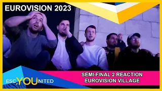 Eurovision 2023: Semi-Final 2 Qualifiers Reaction from the Eurovision Village