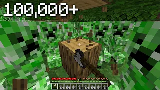 Minecraft, But The Mobs Are Multiplied Every Time...