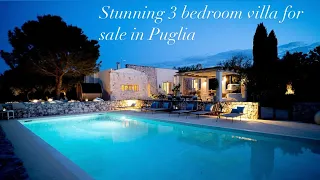 Stunning villa with pool for sale in Puglia, Italy, 15 minutes drive from Ostuni. Ready to move into