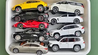 Box Full Of Diecast Cars - Lamborghini, Brabus, Ferrari, Maybach, Lexus, BMW, Toyota