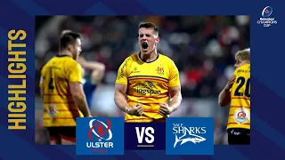 Highlights - Ulster Rugby v Sale Sharks Round 4│Heineken Champions Cup 2022/23