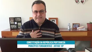 Constituição da República Portuguesa - Princípios Fundamentais - artigo 10