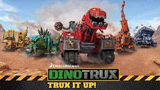 Dinotrux: Trux It Up! Gameplay | Let's build the Dinotrux landmark!