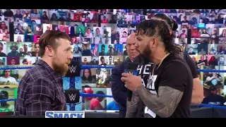 Daniel Bryan challenges Roman Reigns at Fastlane 2021 Jey Uso ATTACKS WWE Smackdown Feb 26 2021