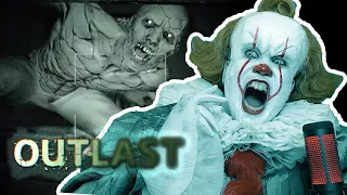 Pennywise plays OUTLAST! IS THIS THE SCARIEST HORROR GAME? | Prince De Guzman