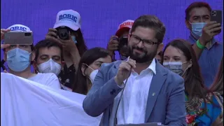 Discurso de cierre de campaña segunda vuelta de Gabriel Boric