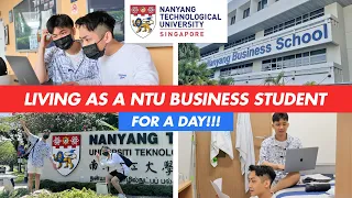 Living as a NTU Business STUDENT for a day!