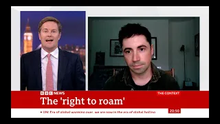 'The Countryside May As Well Be Wallpaper' - Right to Roam Interview on BBC News