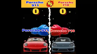 Porsche 911 vs Porsche 718 Comparison | #shorts #porsche911 #vs #porsche718 #comparison