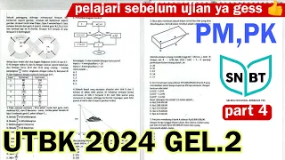 UTBK GELOMBANG 2 (PU,PK,PM) Kumpulan Soal  UTBK 2024 (BOCORAN SOAL) Part 4