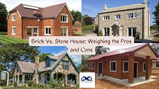 Brick Vs  Stone Masonry Weighing the Pros and Cons | Which one is Better Brick House or Stone House