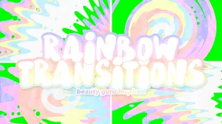 RAINBOW BEAUTY GURU GREENSCREEN TRANSITIONS PACK