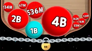 Laser Bubbles 2048 - LARGE Numbers (Unlock 524K 1M 2M 4M 8M 16M... 268M 536M 1B 2B 4B 8B)