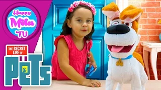 The Secret Life Of Pets Best Friend Max Walking Talking Friend smart toy unboxing | HappyMilaTV #304