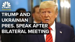President Trump and Ukrainian President speak after bilateral meeting – 09/25/2019