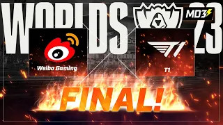 MUNDIAL DE LOL 2023, GRANDE FINAL T1 vs WEIBO GAMING (COTRANSMISSÃO) — #MD3 ESPECIAL