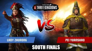 Lady Zhurong vs Pei Yuanshao | Total War Three Kingdoms Duelist Tournament South Finals