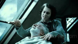 Sweeney Todd try to kill judge Turpin