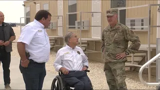 Gov. Abbott welcomes Texas National Guard soldiers to new operating base in Eagle Pass