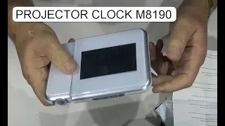 UNBOXING PROJECTOR CLOCK M8190