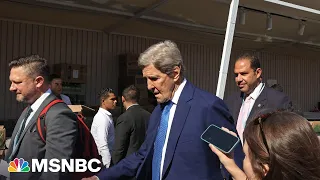 John Kerry addresses the high stakes of the climate crisis and the war in Ukraine