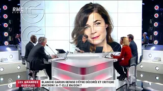 "Les Grandes Gueules" de RMC: Blanche Gardin refuse d'être décorée par Emmanuel Macron