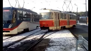 Трамвай Киева - маршрут 23 / Kiev tram route 23