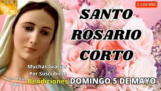 Santo Rosario Corto de Hoy Domingo 5 de Mayo #santorosario #jesus #virgenmaria#semanasanta