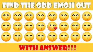 HOW GOOD ARE YOUR EYES #151 l Find The Odd Emoji Out l Emoji Puzzle Quiz