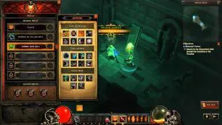 Diablo 3 Beta: Barbarian and Wizard Party gameplay (Patch 8)