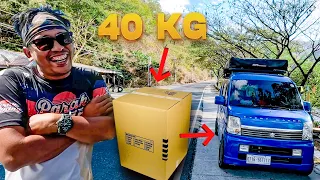 HUGE BOX for CAMPER VAN UPGRADE | VanLife Road trip!