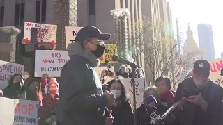 Community Members Protest Construction of New Chinatown Jail