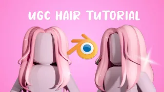 ROBLOX UGC hair tutorial | How to make roblox hair using blender 2.9