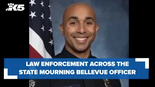 Law enforcement across the state mourning the loss of Bellevue officer