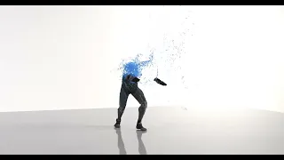 Robot disintegrate (Houdini + Redshift)