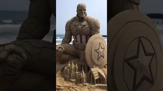 Superhero Sand Sculpture All Character Marvel and DC