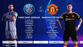 PSG Paris Saint-Germain V.S Manchester United UEFA Champions League