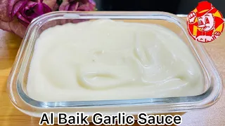 AL Baik Style Garlic Sauce Recipe