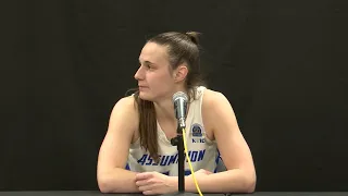 NCAA Women's Basketball East Region 1st Round: Assumption Postgame Press Conference March 15