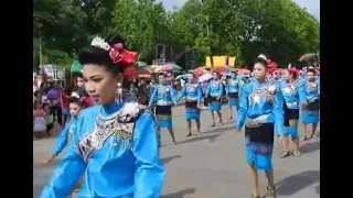 Erawan Bun Bang Fai Festival A beautiful dance procession