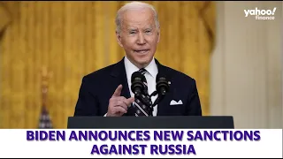 Biden announces new sanctions against Russia