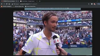 Daniil Medvedev quarter finals Us Open 2019.